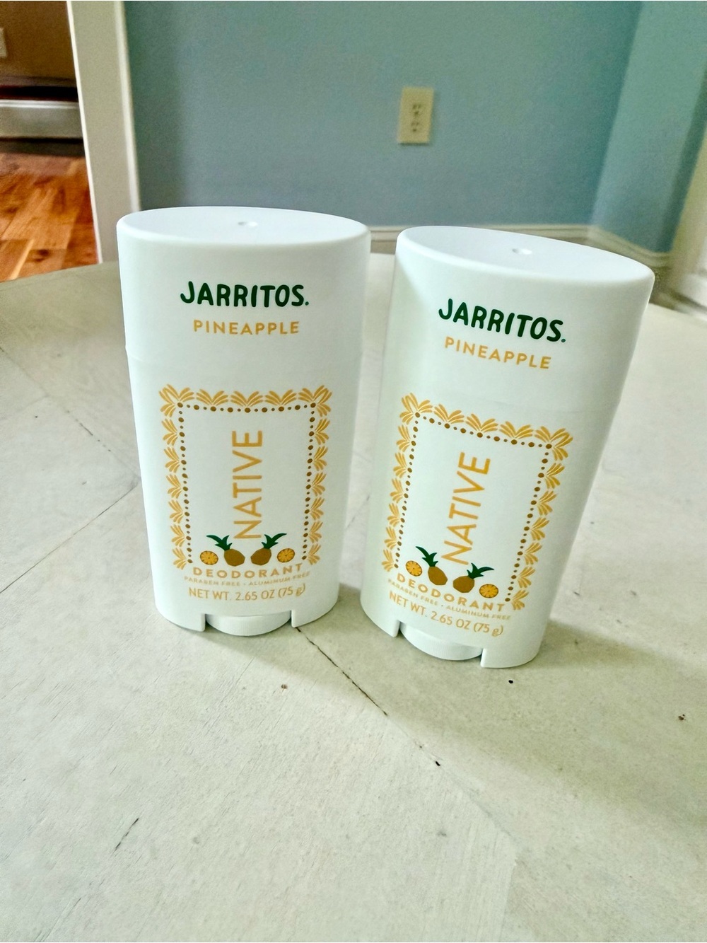 New Native Jarritos Limited Edition Pineapple Deodorant Lot of 2 🍍🍍🍍